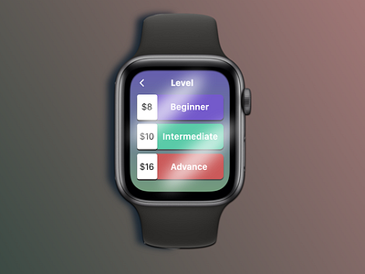 DailyUI #030-Pricing adobexd apple applewatch dailyui dailyui030 design iwatch practice pricing typography ui watch