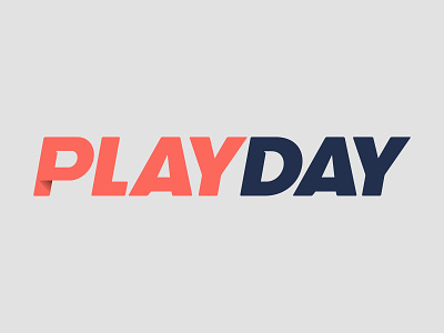 PlayDay Logo branding design logo sports