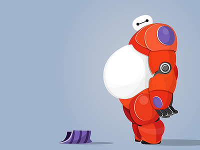 Would You Like a Hug? baymax big hero 6 character disney flat graphic design illustration illustrator