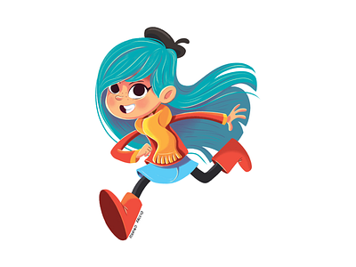 Hilda Fanart characterdesign hilda hildaillustration hildanetflix hildatheseries illustration