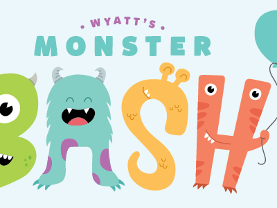 monster bash invitation