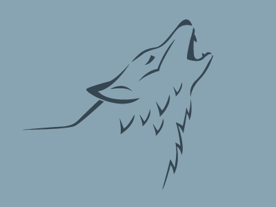 howl howling illustration line drawing wolf