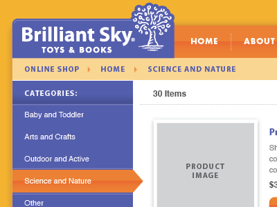 Brilliant Sky categories online shop orangeypurpleyyellow