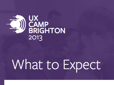 UX Camp Brighton barcamp freight sans
