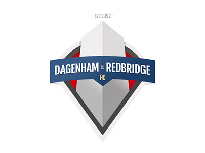 Dagenham & Redbridge crest football logo soccer sport