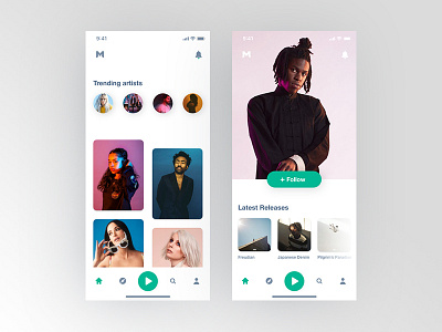 Music Discovery App Concept