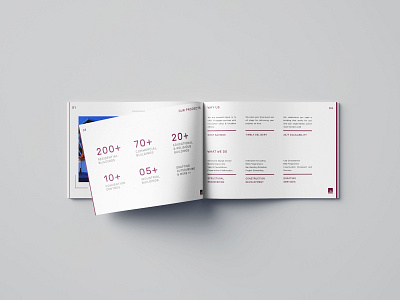 Corporate Portfolio Booklet Design