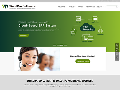 WoodPro Software branding graphic design ui