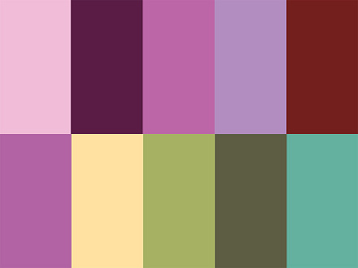 Radiant Orchid Palettes palettes pantone radiant orchid