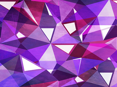 Abstract Amethyst abstract birthstone crystal gem geometric pattern purple vector