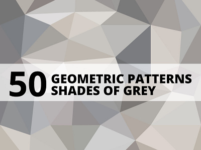 50 Shades Of Grey Geometric Patterns circles geometric gray grey patterns polygons seamless squares triangles