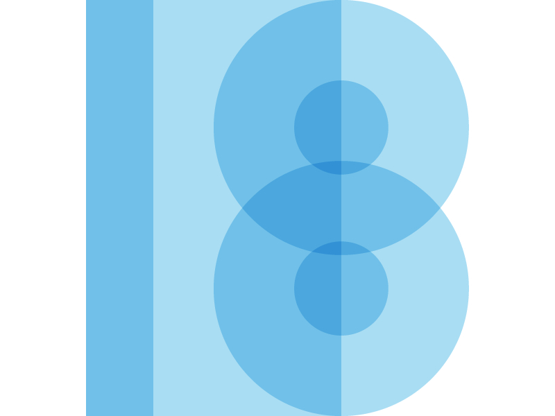 Geometric Alphabet Letter B By Kate England On Dribbble