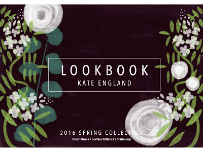 Lookbook Spring 2016 cover design illustration lookbook