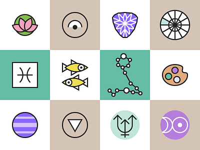 Horoscope Icons Pisces astrology astronomy constellation horoscope icons pisces zodiac