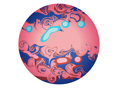 Mars astronomy celestial galaxy icons marbled planets space universe