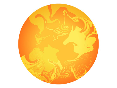 Sun astronomy celestial galaxy icons marbled planets space universe