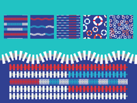 Pool Patterns Brushes