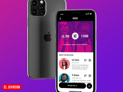 Verzuz App Concept