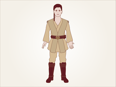 Now with more face. illustration magento padawan