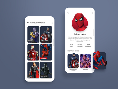 DailyUi 06 100 daily ui daily 100 challenge daily ui 006 daily ui challenge dailyui design marvel spiderman ui uidesign