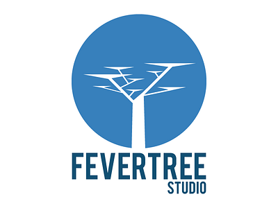 Fevertree Studio Logo bold clean crisp logo tree vector