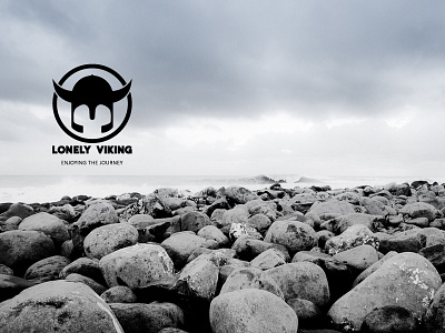Enjoying The Journey high key lonely viking monotone ocean over exposed photography poster shane rielly
