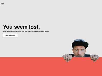 404 Page Design
