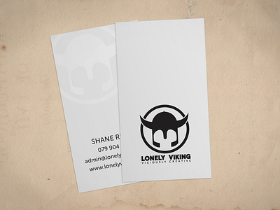 Lonely Viking Business Card branding business card lonely viking print shane rielly