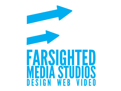 FMS Logo arrows clean cyan f logo typography