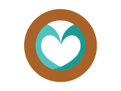 Love Nahoon Logo Mark circular heart heart logo logo logo design logo mark lonely viking love love logo ocean ocean logo shane rielly vector wave logo waves