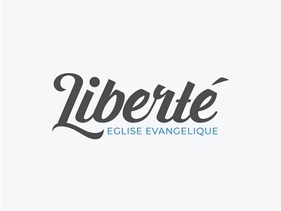 Liberté Eglise Logo church church design church logo logo logo design lonely viking shane rielly