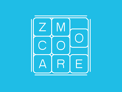 Zoom+ puzzle branding design illustration vector
