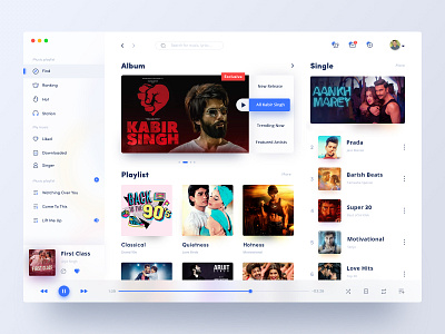 Song Web adobe xd