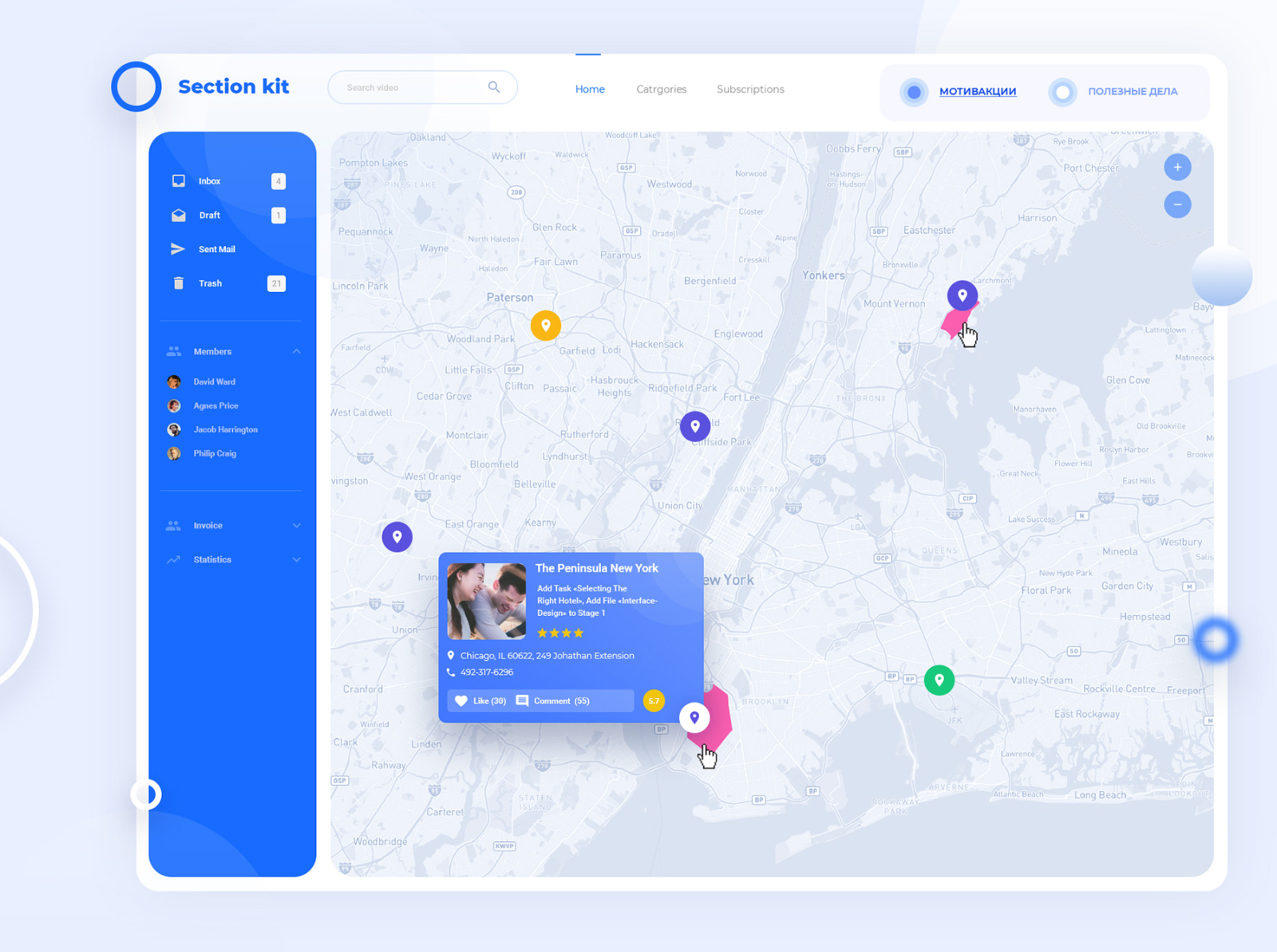 Ui Ux Map Web Site By UiFigma On Dribbble   D0dbf692922923.5e57abef0ea5f 4x 