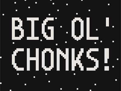 Gothamono chonks pixel pixel font pixel type typography