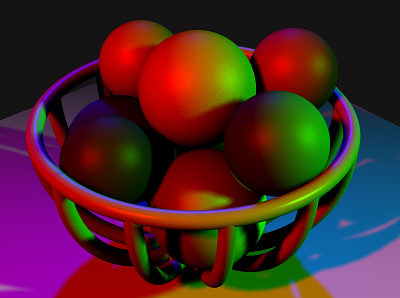 ball bowl 3d 3d art experiment lighting