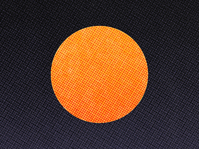 Atomic Test: Night Circle abstract effect geometric halftone illustration print texture