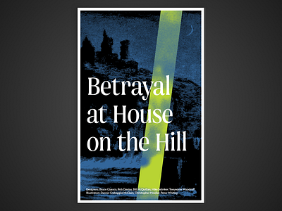 Board Game Poster Series – #4 Betrayal at House on the Hill