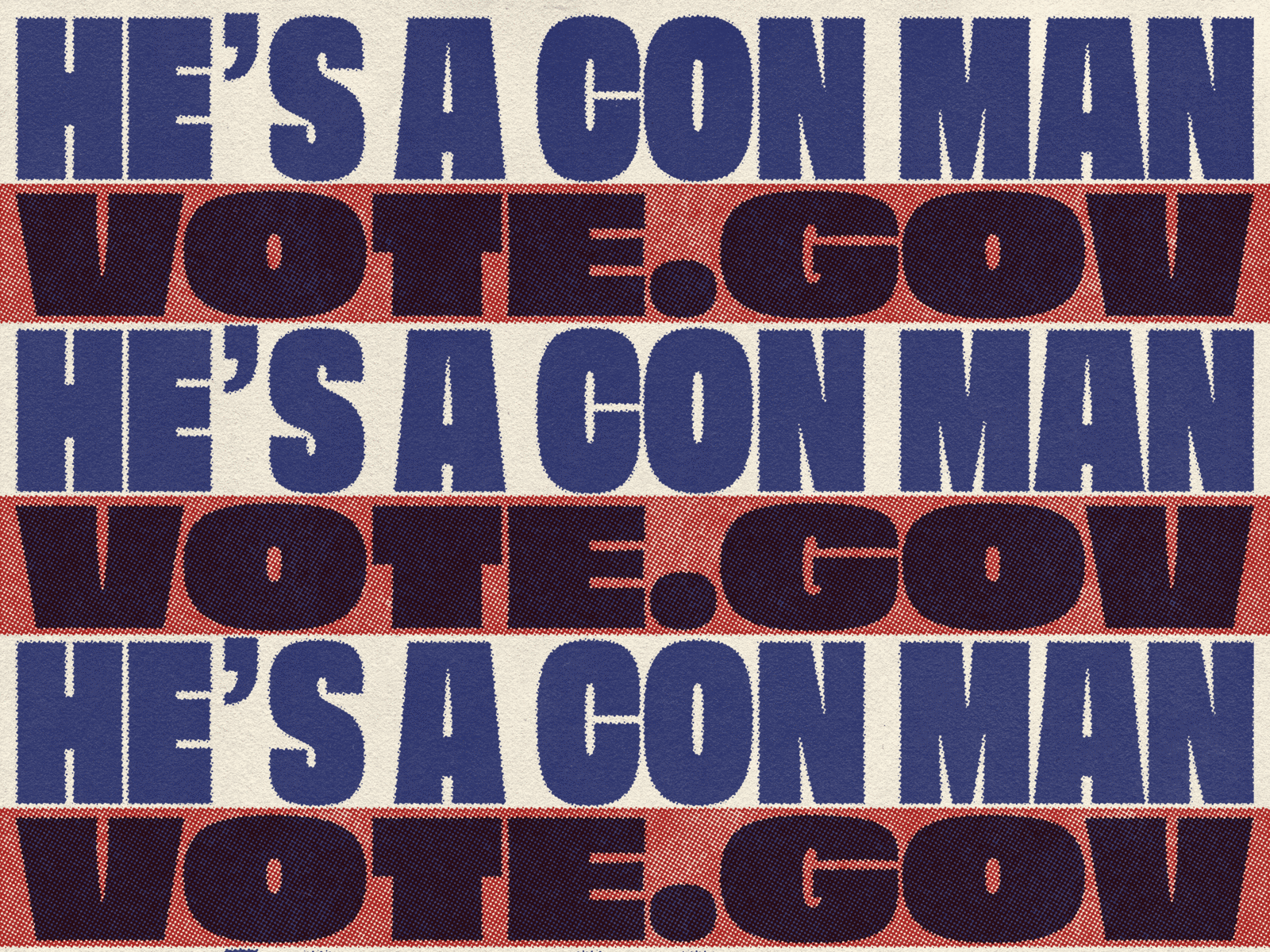 Midterms 2018 america flag halftone mid terms mid terms 2018 obviously oh no type co. political usa zine