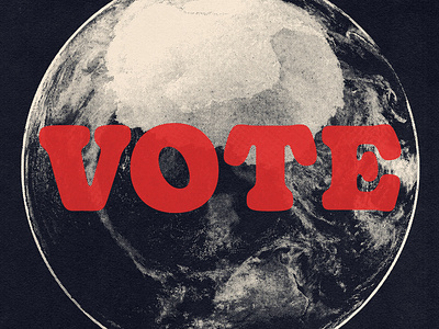 Midterms 2018 – #2 2018 climate change earth global warming gooper midterms nasa typography vote