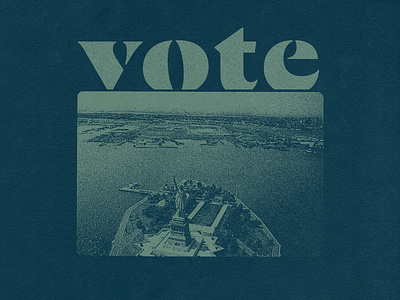 Midterms 2018 – #11 america election experiment lady liberty midterms midterms 2018 stipple texture true grit texture supply usa vote zine machine