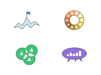 Chartio Values Graphics branding company values graphic icon illustration minimal minimalist vector