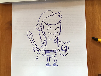 Sunday Morning Sketching character character design illustration link sketch zelda