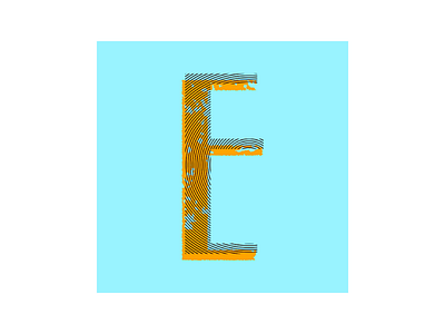 E - 36 Days of Type 36daysoftype a logo color design e flat glyph graphic design illustration inverse letter letters liquid