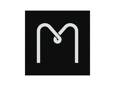 M - 36 Days of Type 36daysoftype color design flat glyph graphic design illustration inverse letter letters liquid m m logo