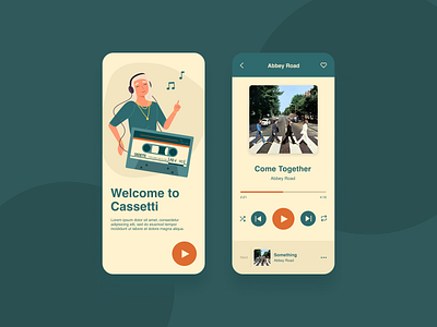 DailyUI 009 | Music Player app ui ux