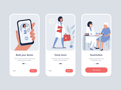 DailyUI 023 | Onboarding medical onboarding ui ux