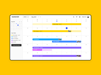 DailyUI 038 | Calendar calendar gantt chart ui ux