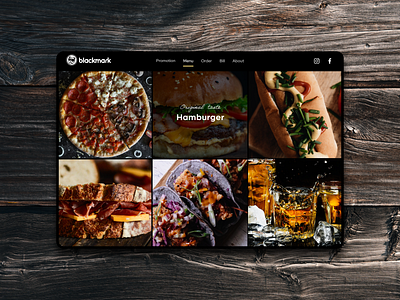 DailyUI 043 | Food/Drink Menu