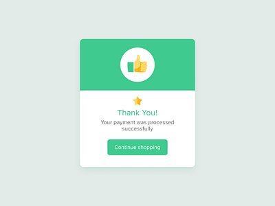 DailyUI 077 | Thank You